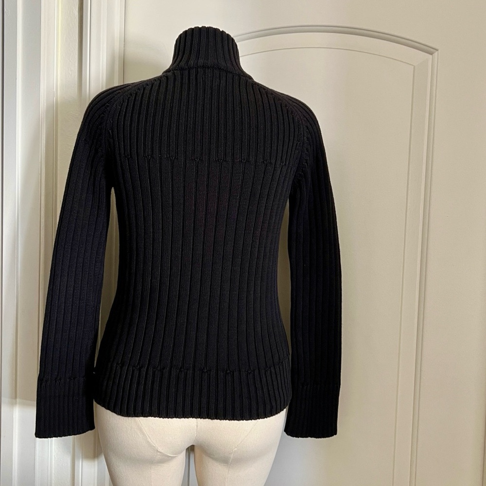 Calvin Klein / Black~Cotton Sweater / Vintage - Picture 4 of 9